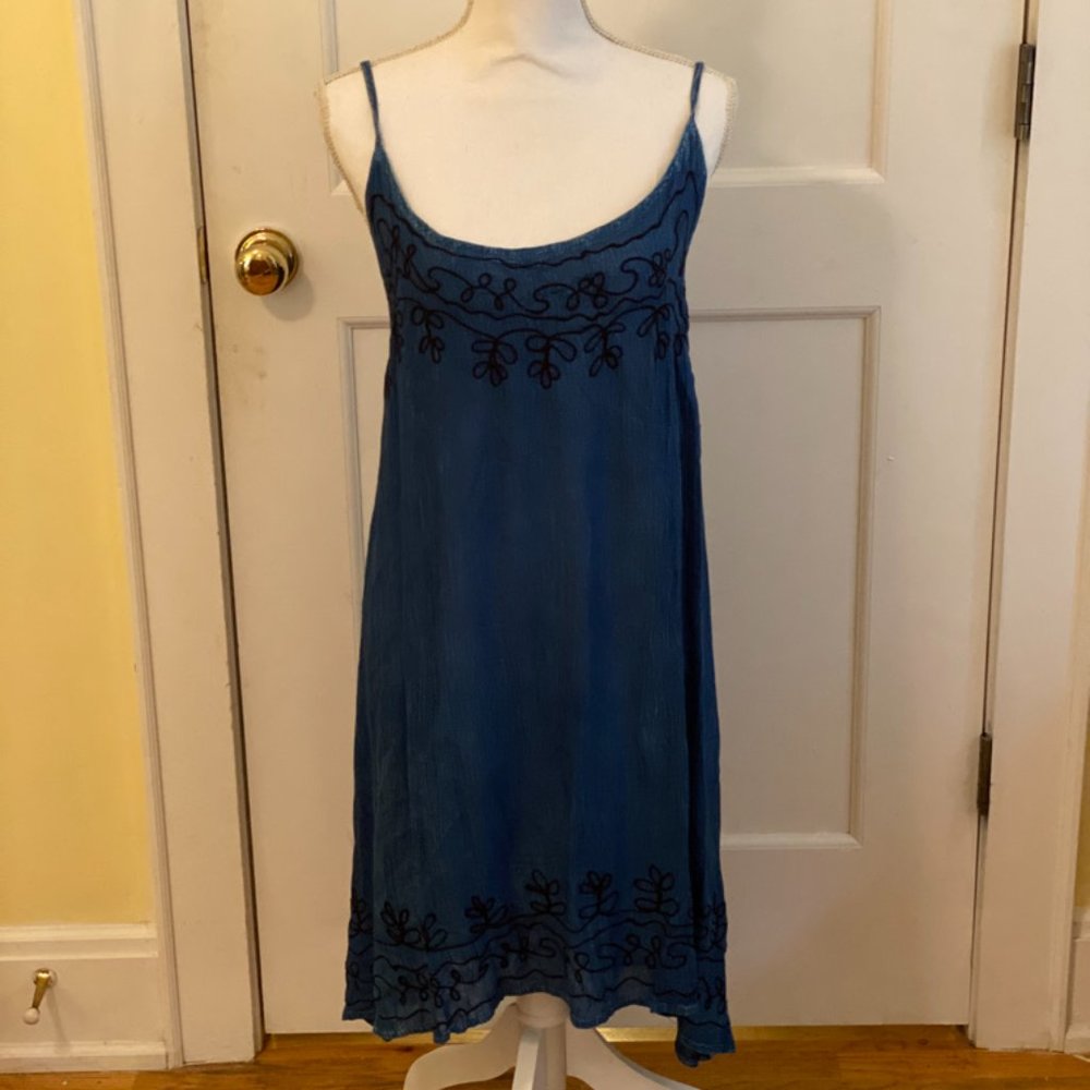 Blue Beach Dress/ Cover Up